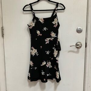 Sundress black floral